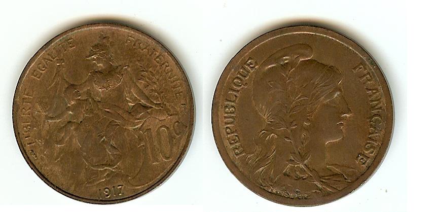10 centimes Daniel-Dupuis 1917 SPL